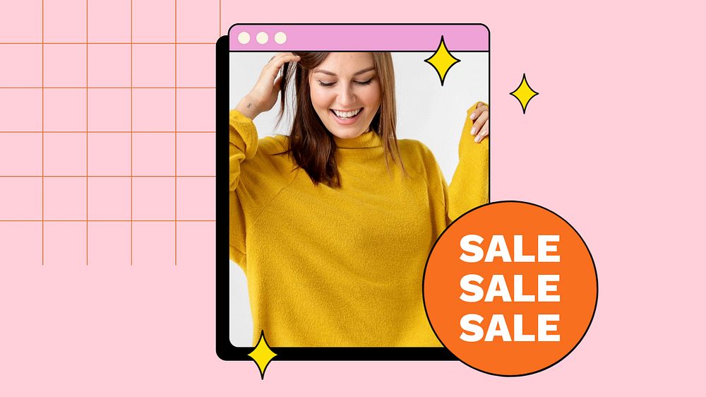 Sale blog banner template, editable fashion advertisement 