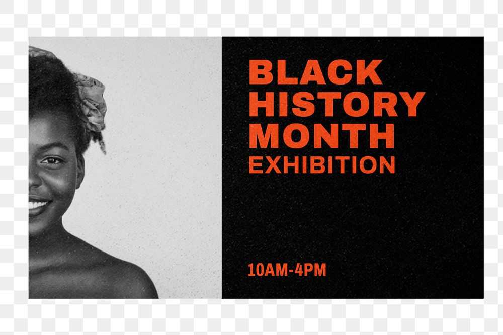 Billboard sign mockup, black history month campaign