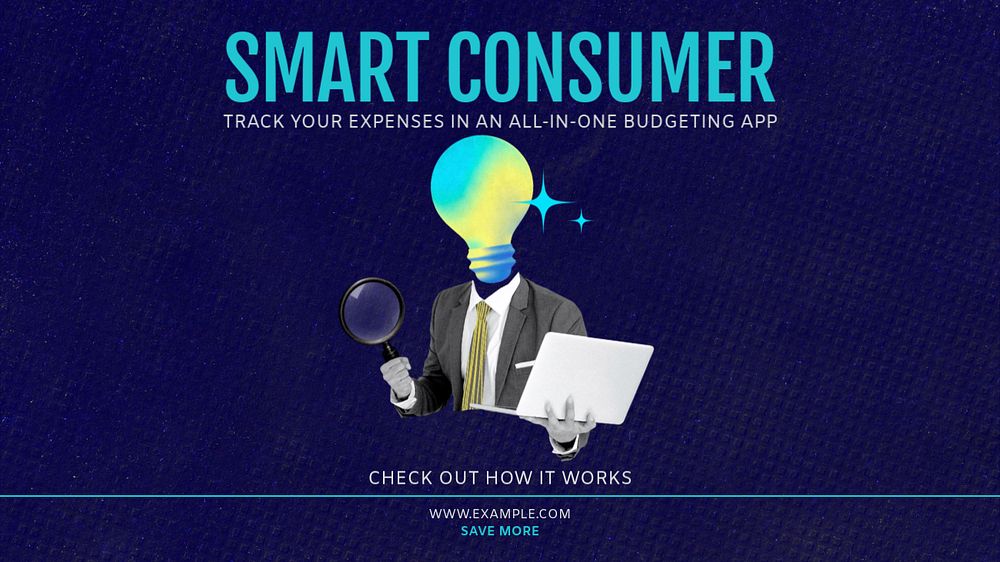 Smart consumer  editable presentation slide template 