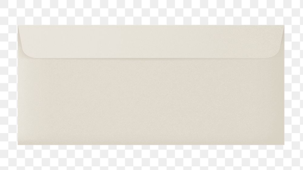 Minimal beige envelope mockup element, editable plain design