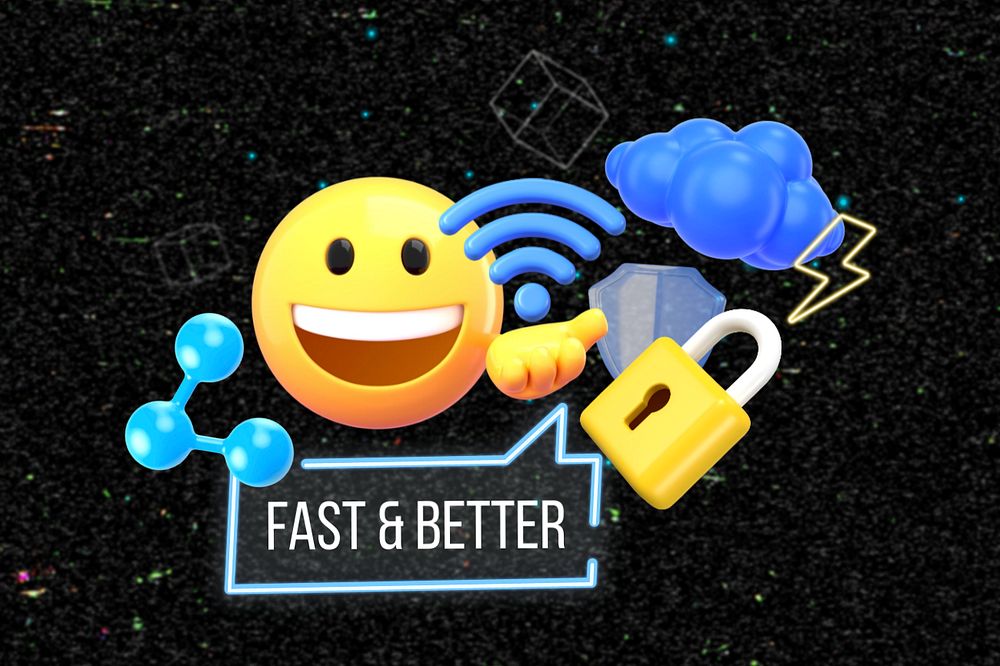 Fast & better connection, editable word, 3D remix