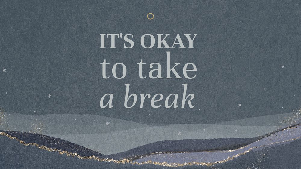 It's ok to break blog banner template, editable text