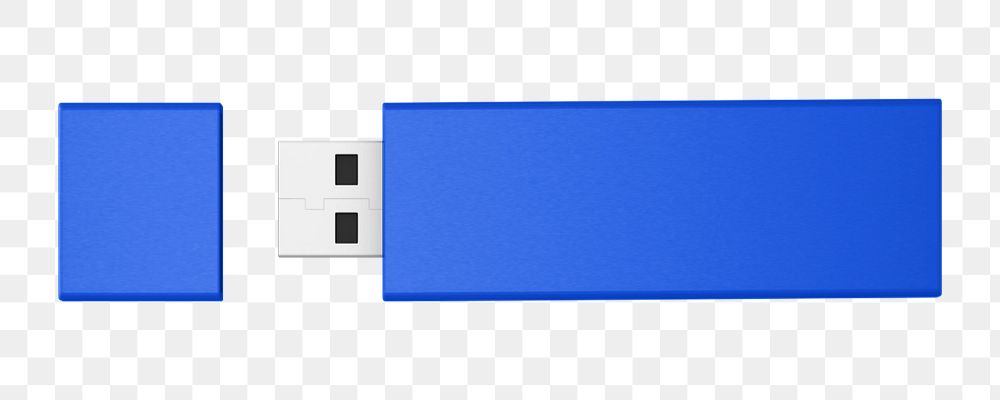 USB flash drive editable mockup element