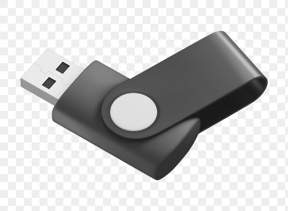 USB flash drive editable mockup element