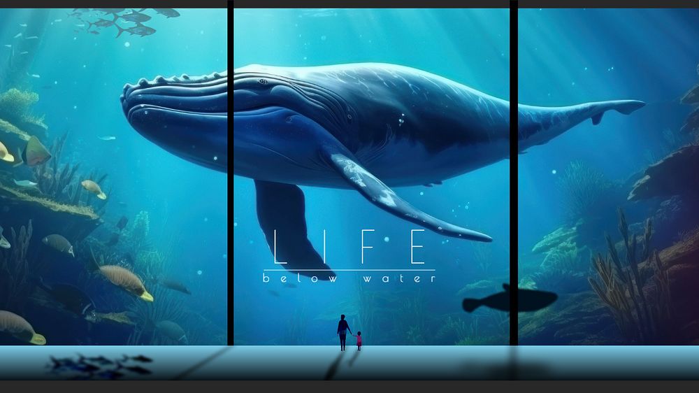 Life below water blog banner template