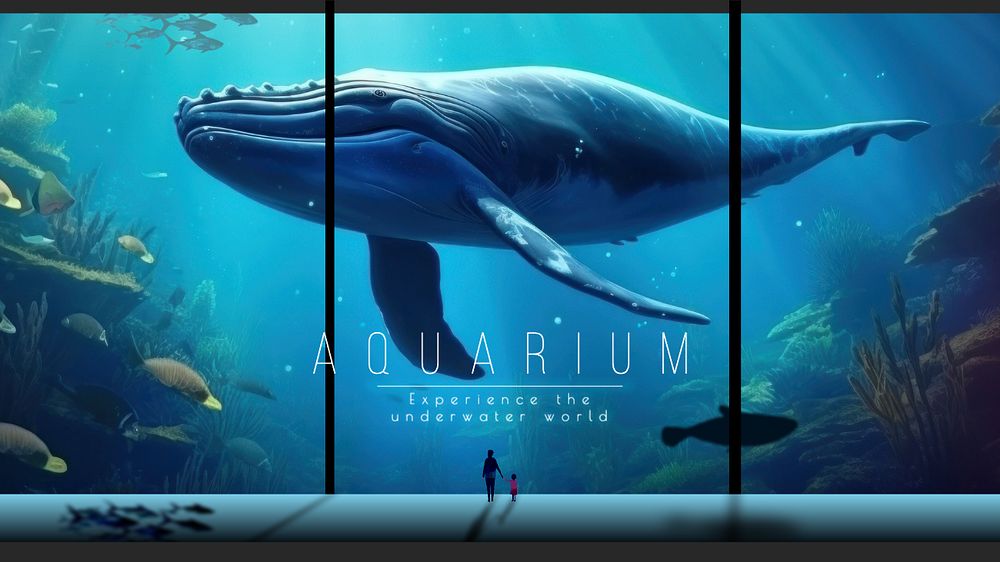 Aquarium blog banner template