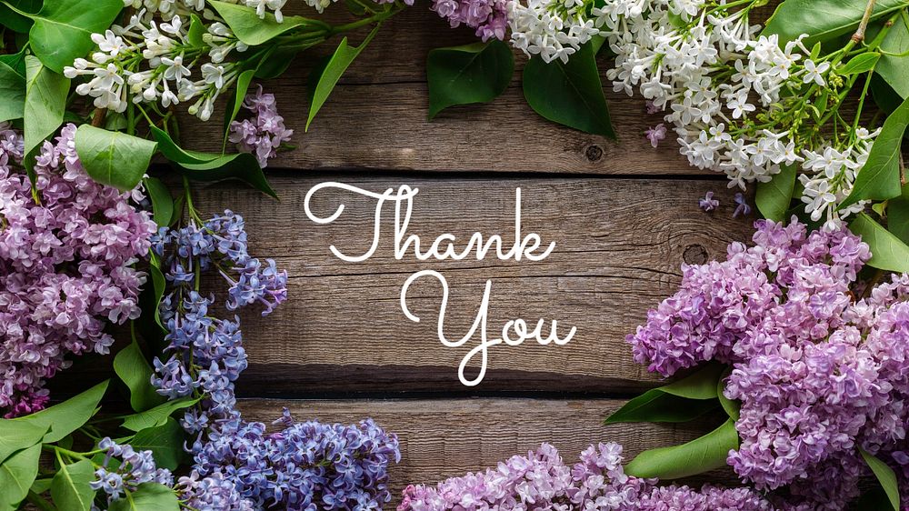 Thank you blog banner template, editable text