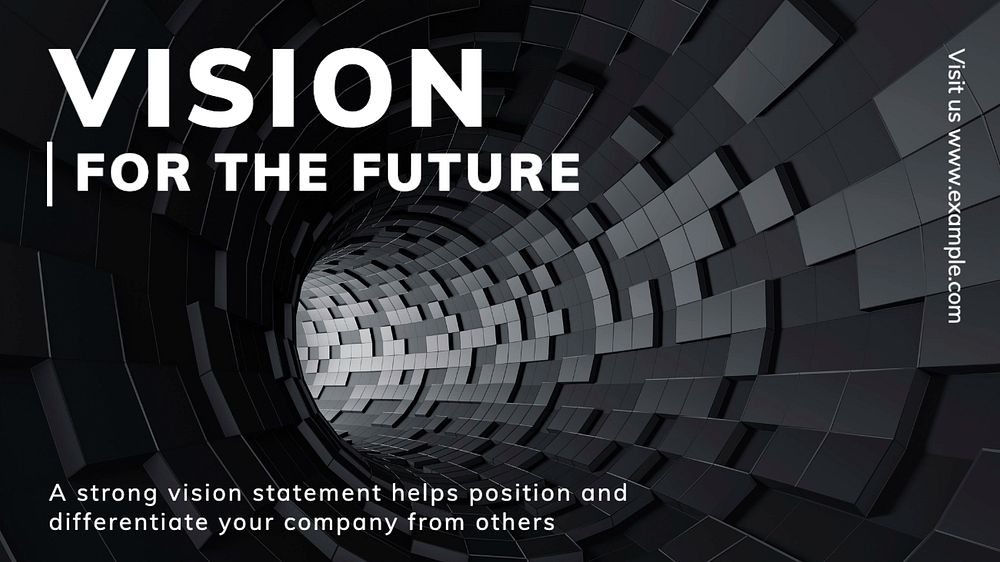 Vision for the future blog banner template