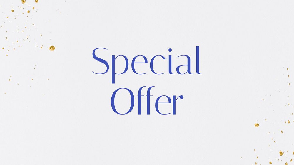 Special offer blog banner template