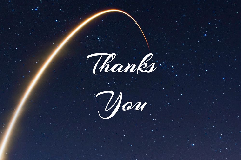 Thank you quote blog banner template