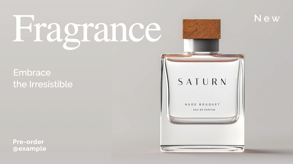 New fragrance blog banner template