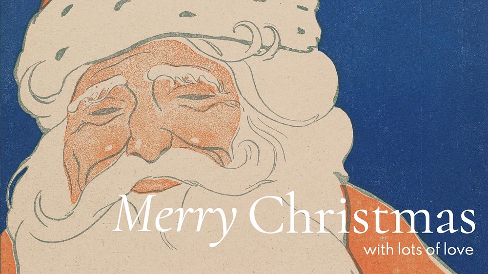 Merry Christmas blog banner template