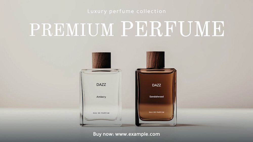 Premium perfume blog banner template