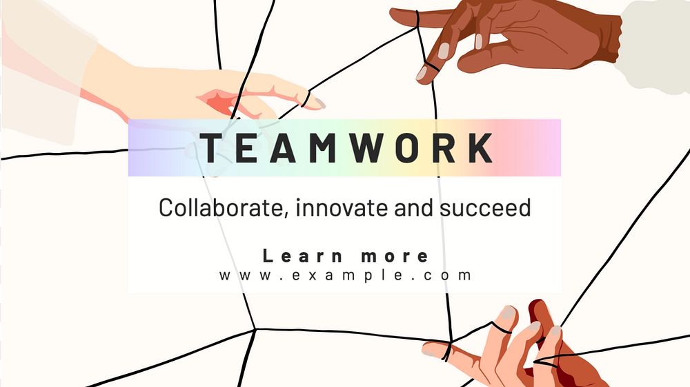 Teamwork blog banner template