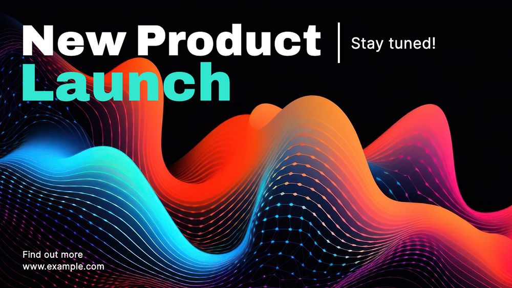 New product launch blog banner template