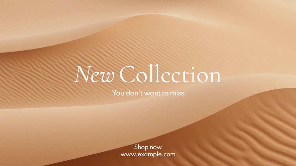 New collection blog banner template