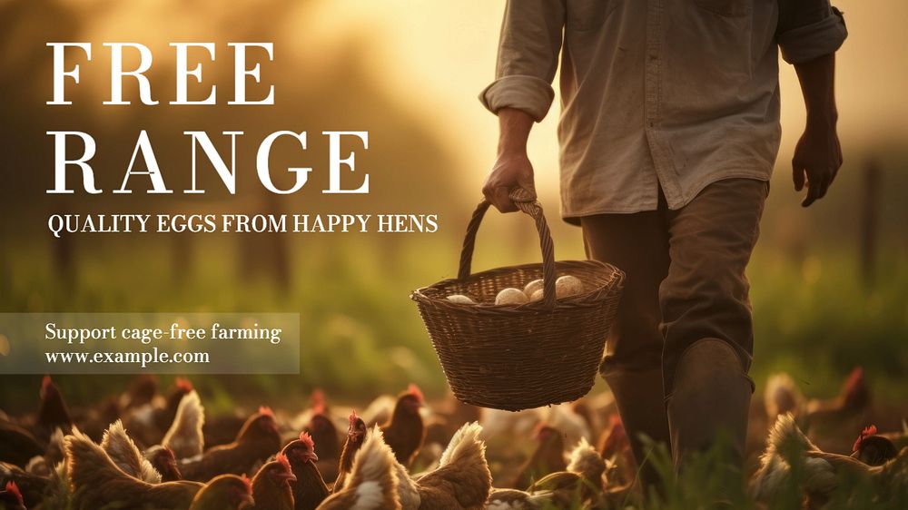 Free range blog banner template