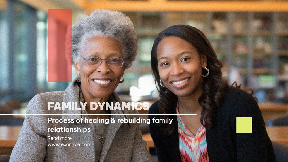 Family dynamics blog banner template