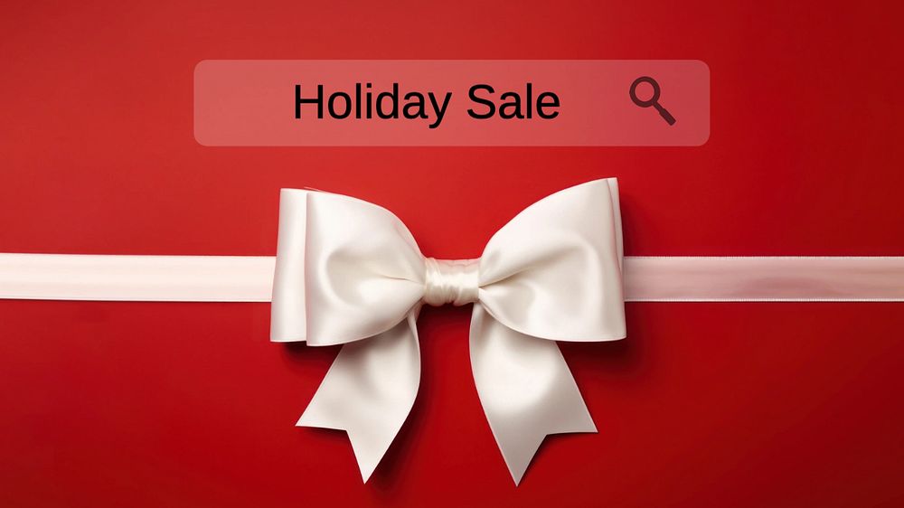 Holiday sale blog banner template