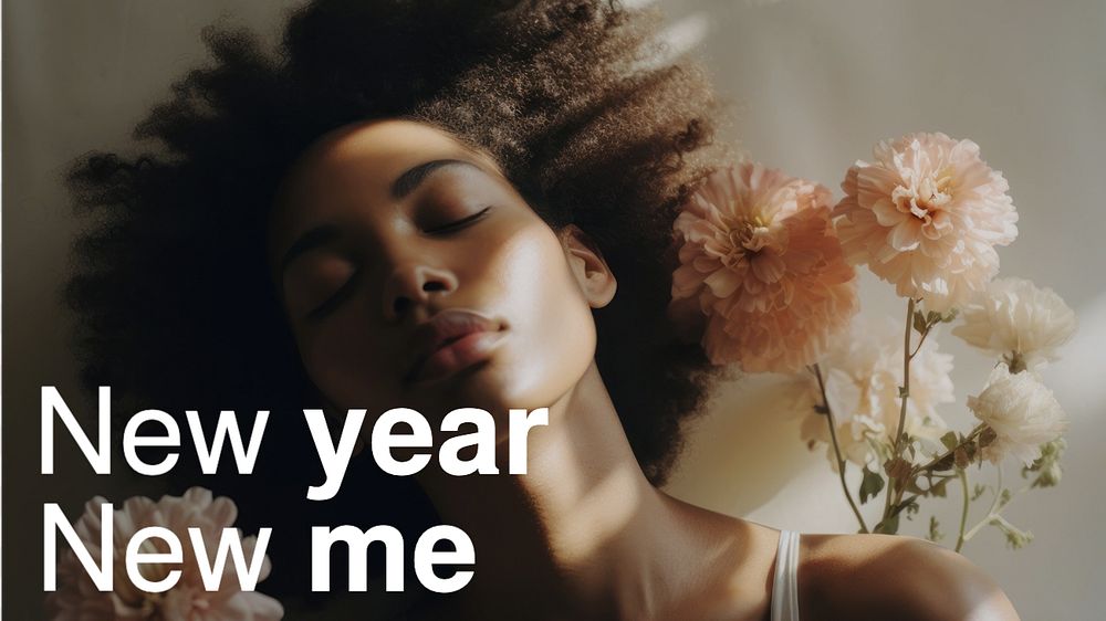 New Year new me blog banner template