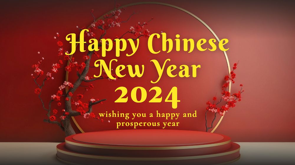 Chinese New Year blog banner template