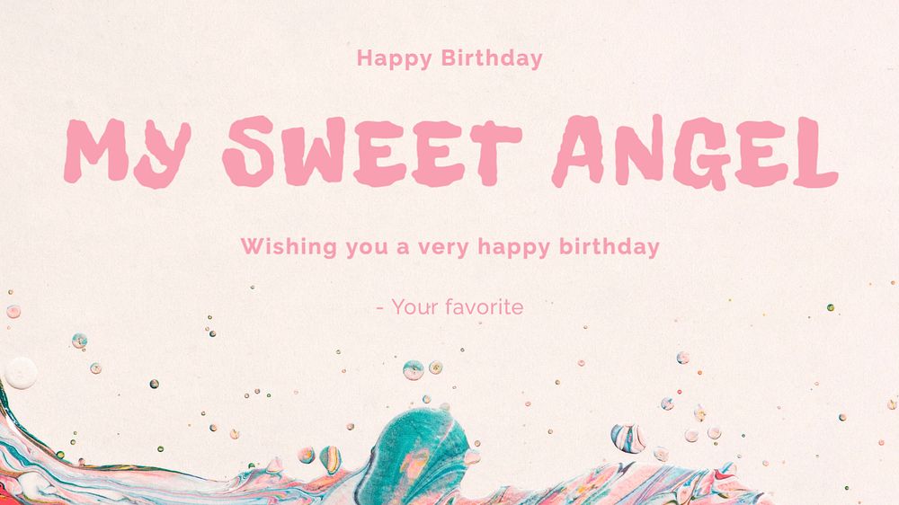 Happy birthday cards blog banner template