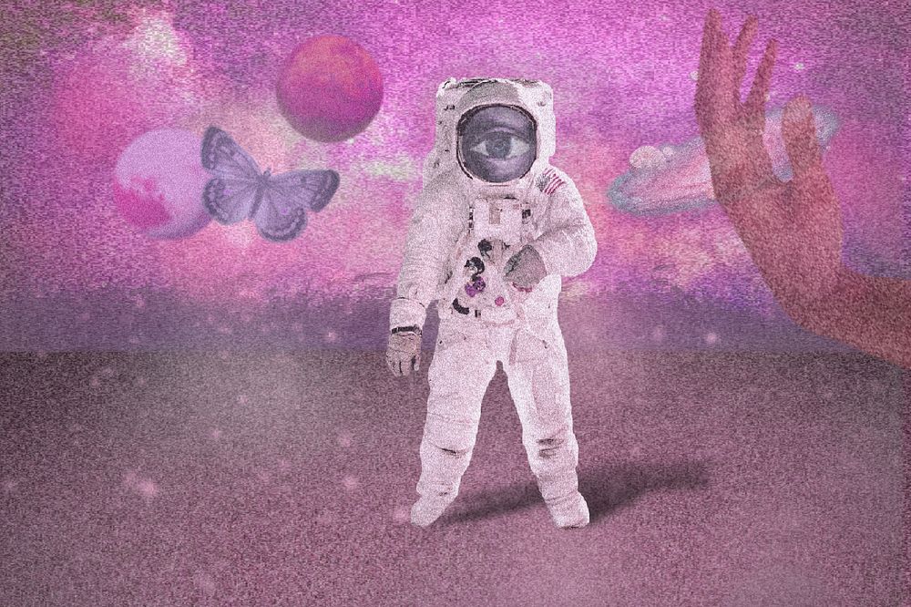 Pink mystical space remix