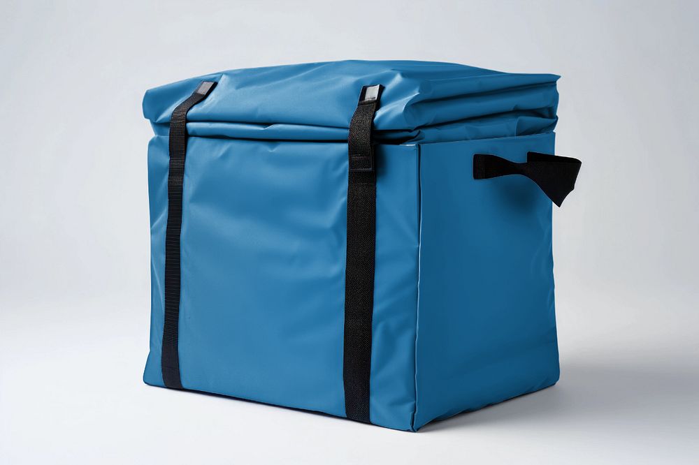 Food delivery bag editable mockup