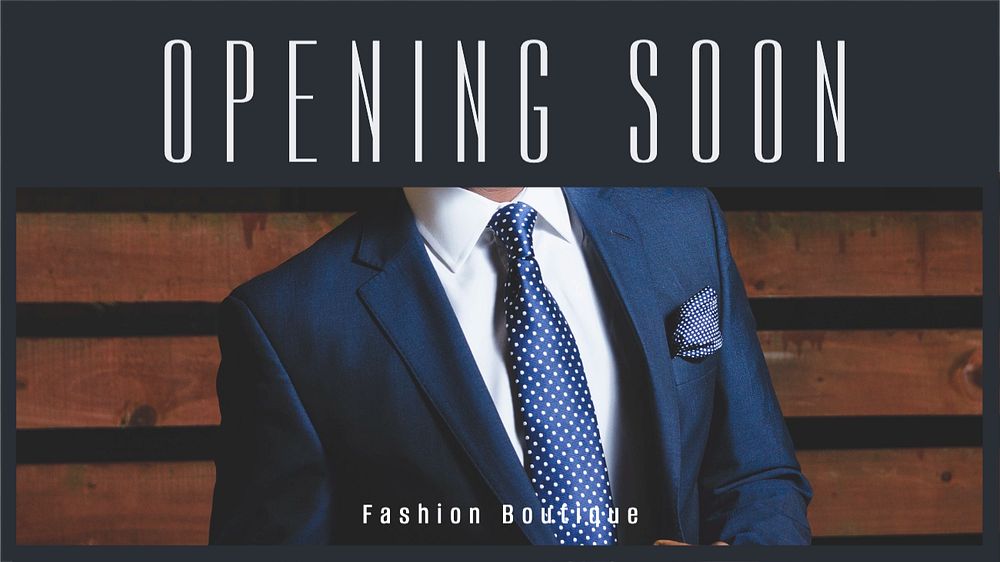 Fashion boutique  blog banner template