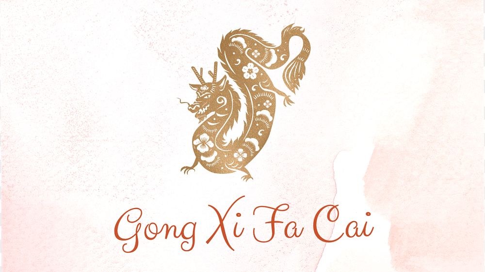 Chinese new year  blog banner template