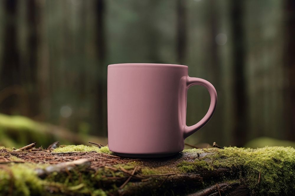 Coffee mug editable mockup