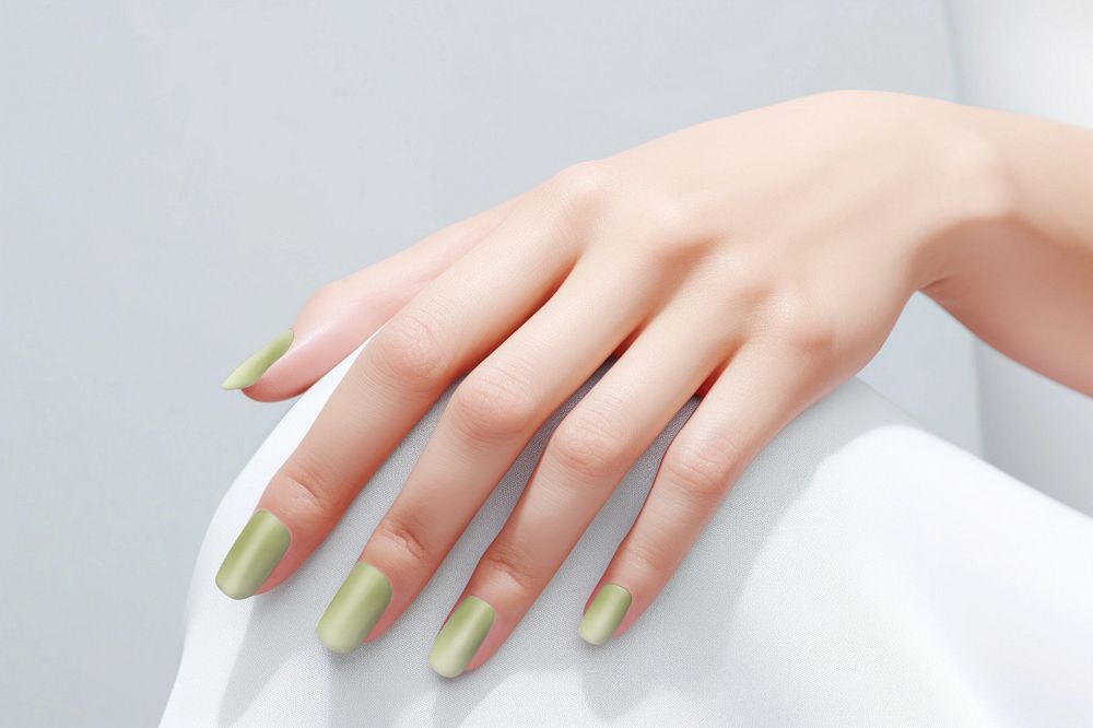 Women's nails manicure editable mockup