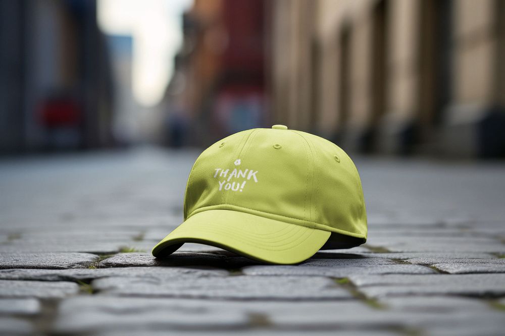 Baseball cap editable mockup