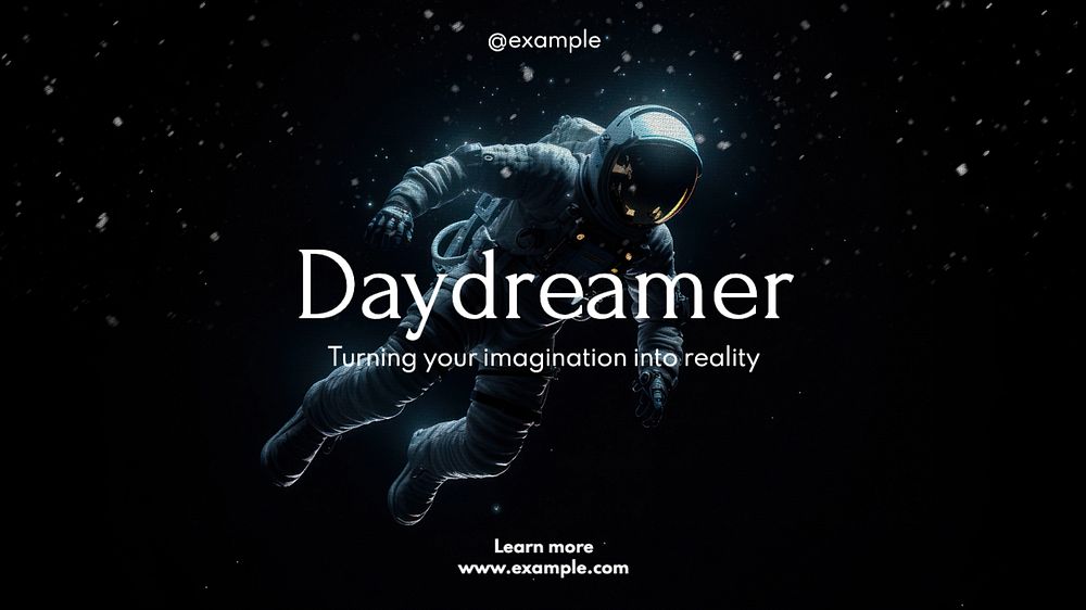 Daydreamer blog banner template