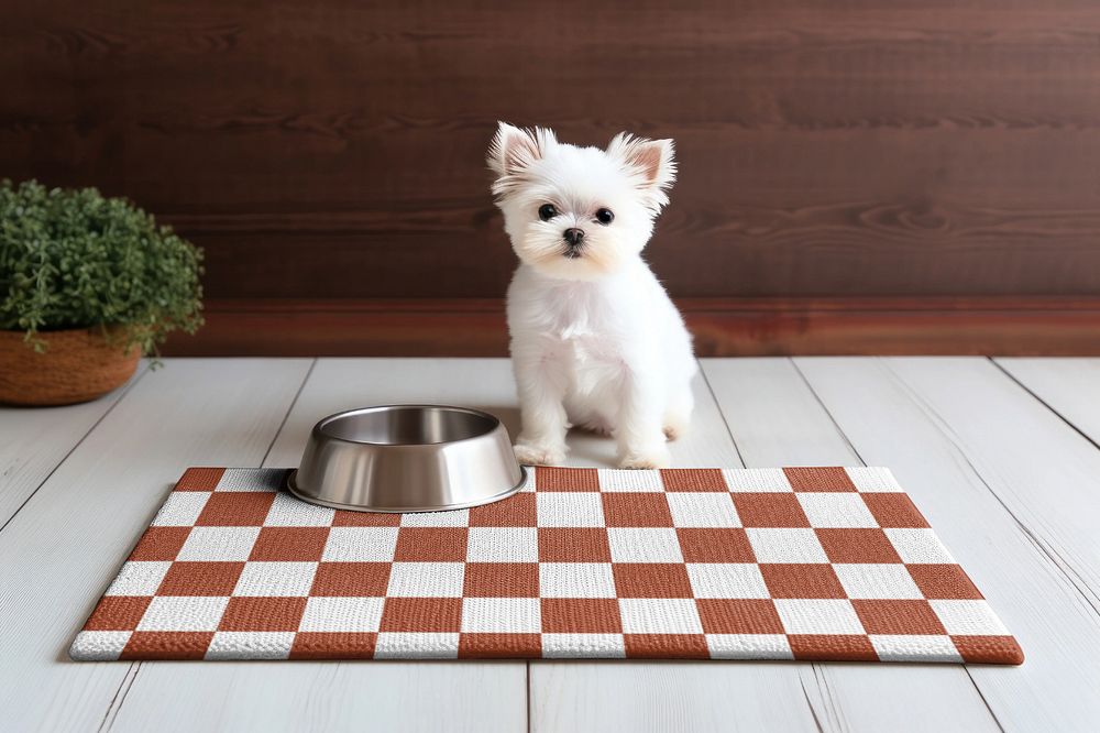 Pet mat editable mockup