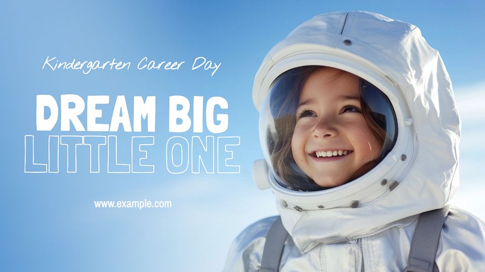 Career day blog banner template