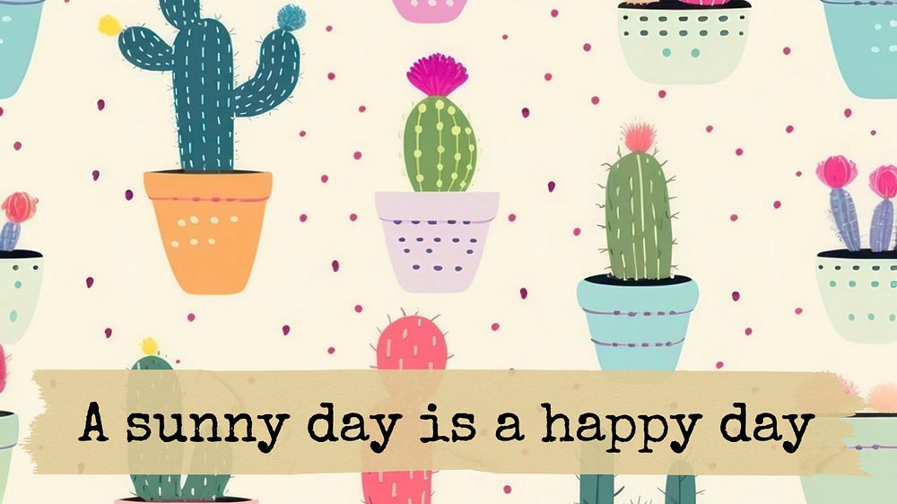 Sunny days blog banner template