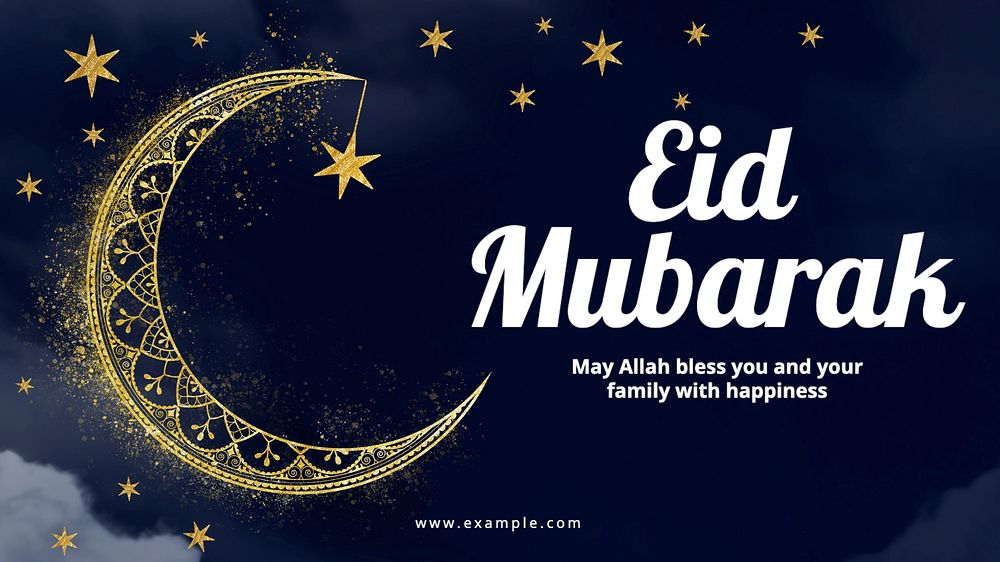 Eid Mubarak blog banner template