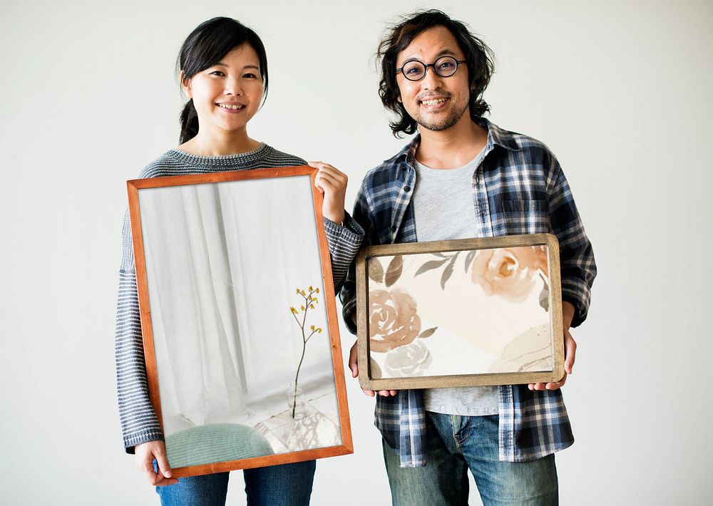 Wooden sign mockup, realistic design