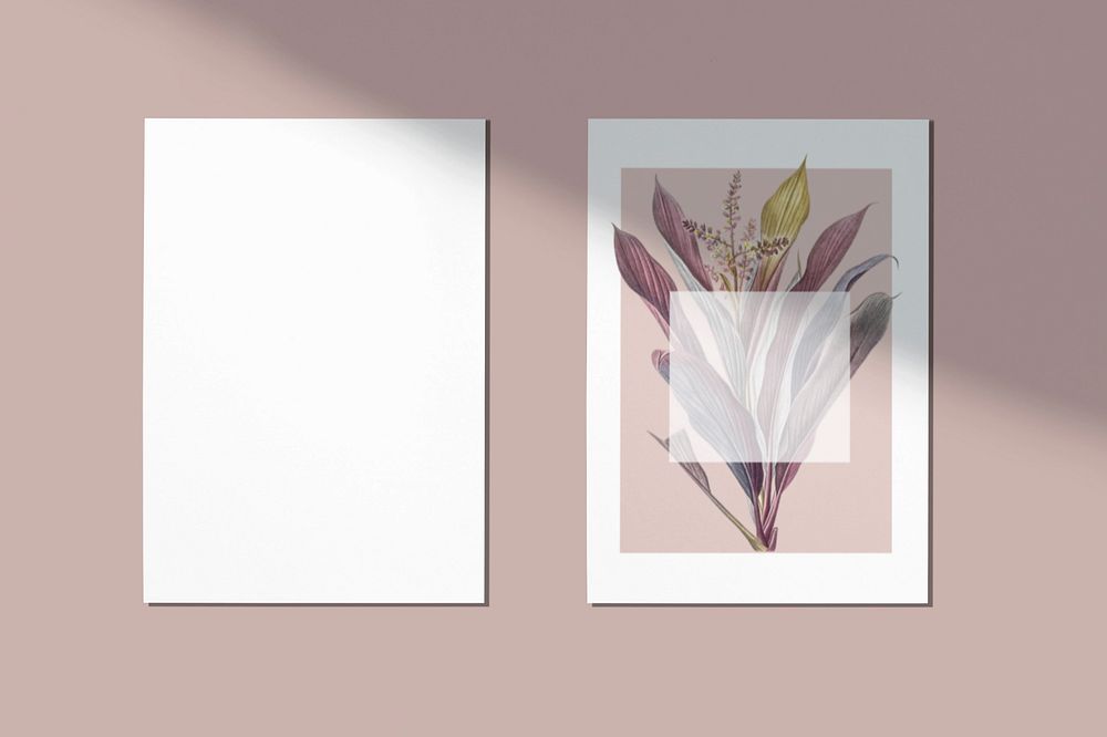 Aesthetic posters mockup, wall decorations