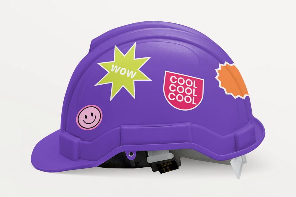 Safety helmet mockup, protective equipment