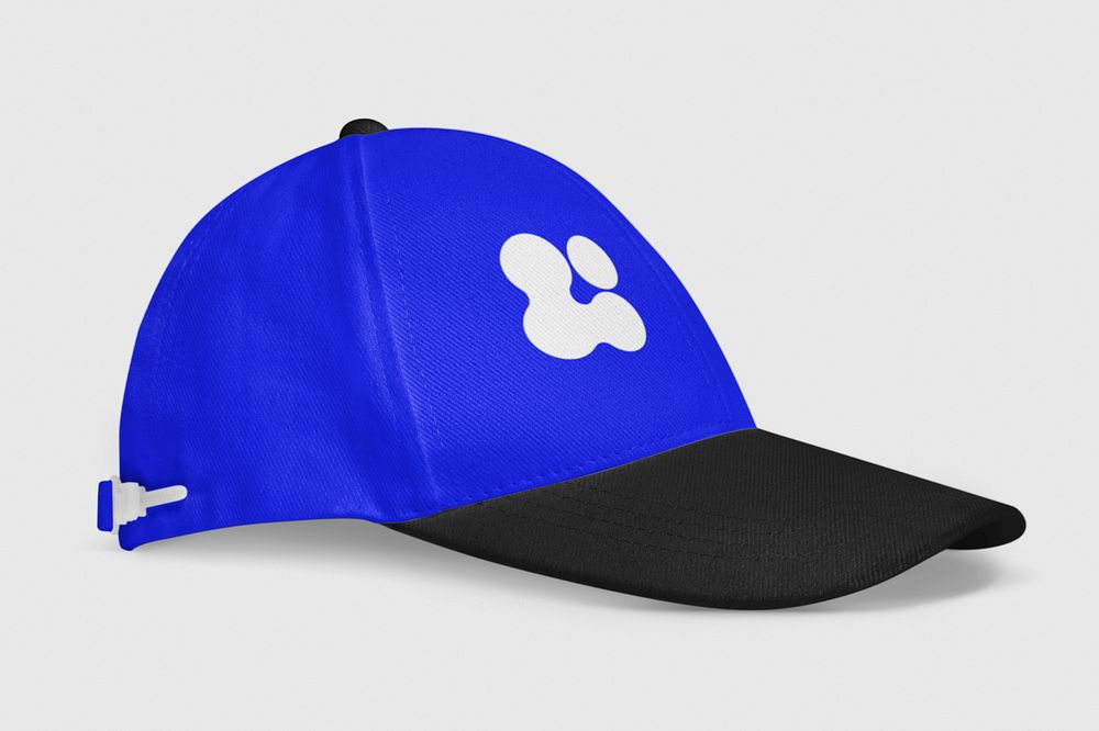 Baseball cap mockup, simple white design