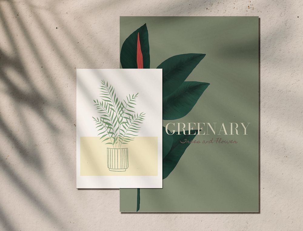 Poster, invitation card mockup, event advertisement