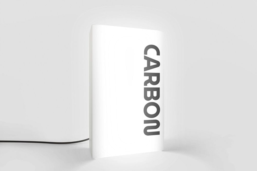 Corporate sign mockup, professional business identity