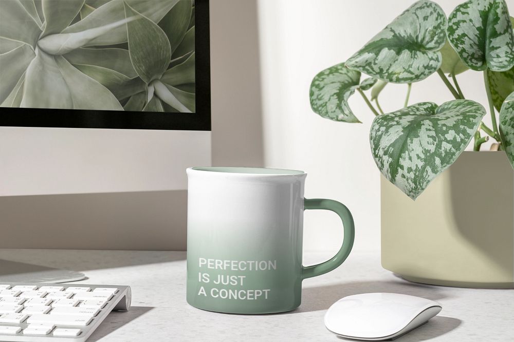 Coffee mug mockup, product design