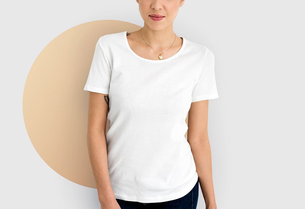 Editable t-shirt mockup, woman's apparel | Premium Mockup Generator ...