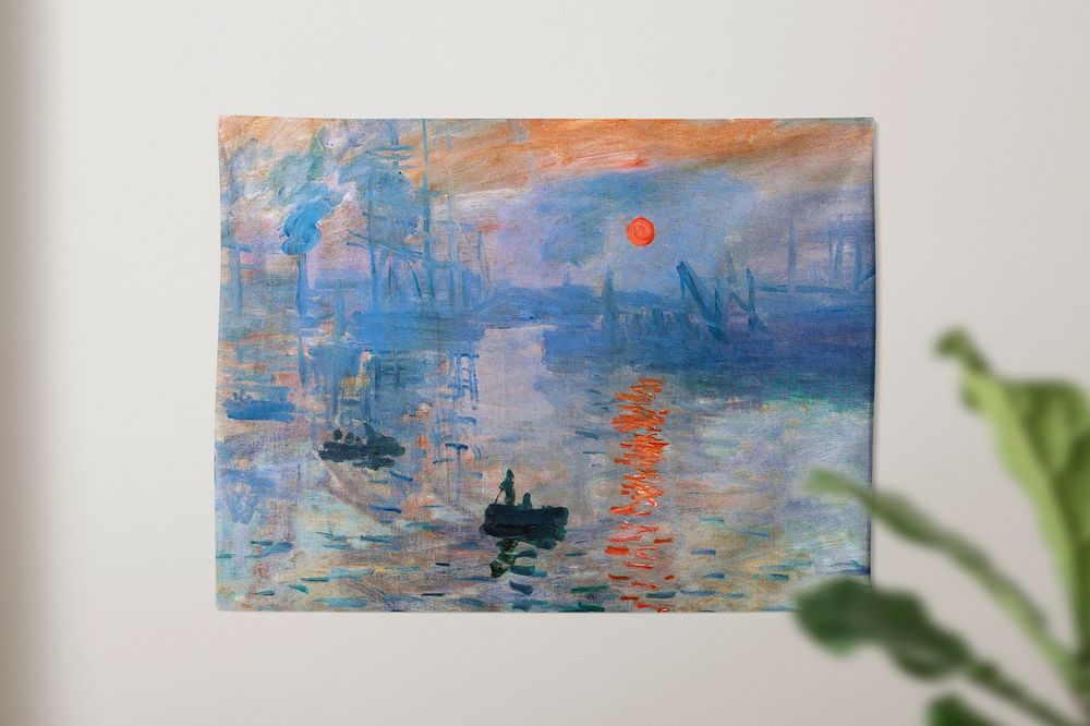 Wall tapestry mockup, home decoration