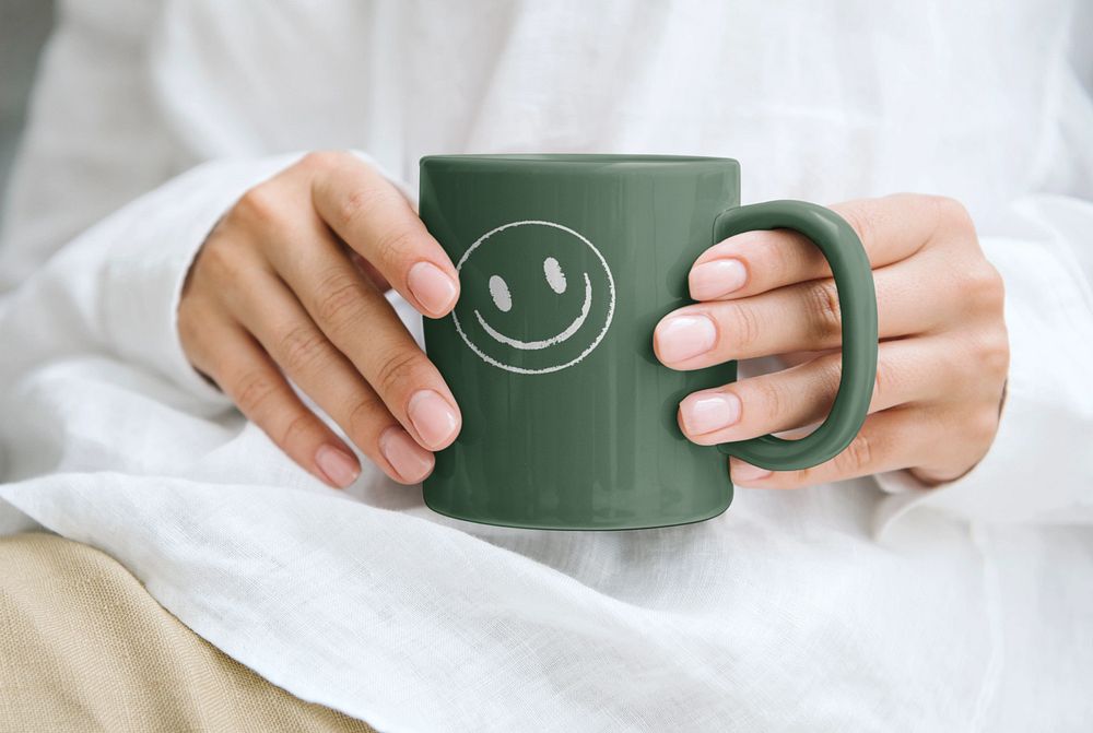 Coffee mug mockup, product design
