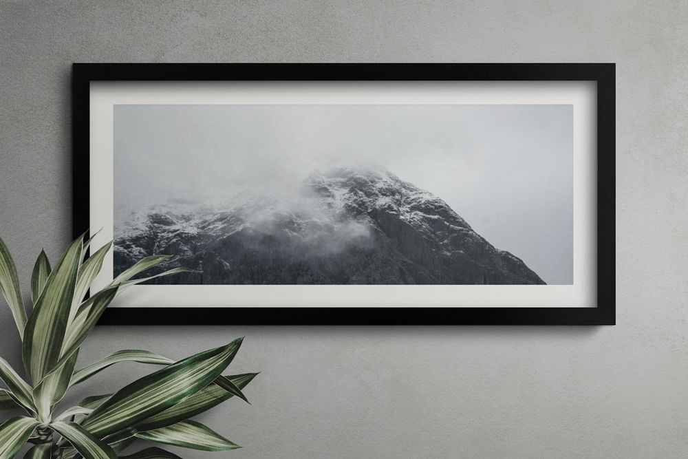 Picture frame mockup, wall decoration