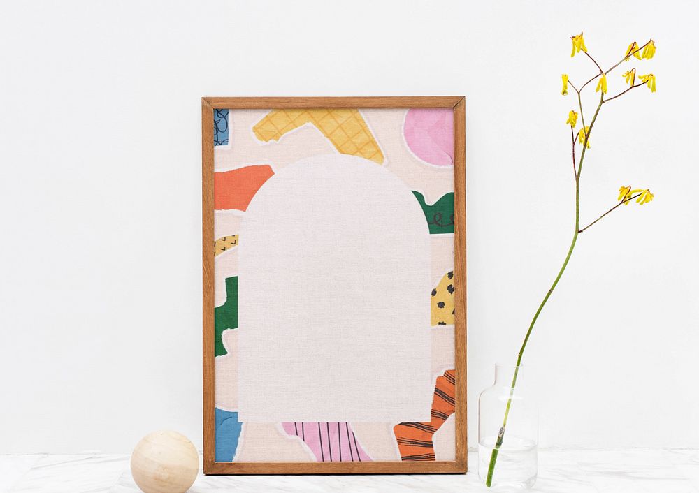 Picture frame mockup, wall decoration